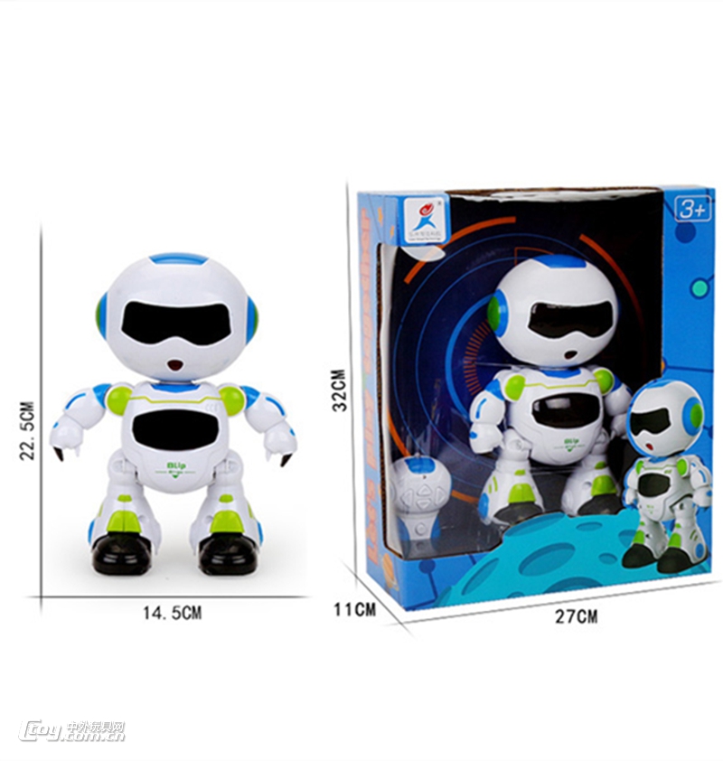 冰火特工儿童早教跳舞机器人模型玩具灯光音乐智能遥控玩具图片